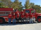 The Dallas City Fire Department  
     
Members pictured are from left:  Eric Heath; Bill Hull, first assistant chief; Carl Thompson, chief; Anne Thompson; Danny Matejewski; Jesse Whitson; Zach Smith; and Ryan Thompson.

